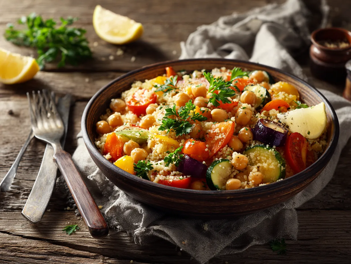 Customizable Warm Couscous Salad: Your Versatile Weeknight Meal